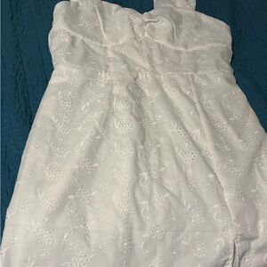 White Eyelet Dress